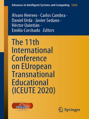 cover image of The 11th International Conference on EUropean Transnational Educational (ICEUTE 2020)